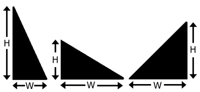 some right angled triangles