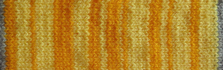 stripes knitted in a random sequence