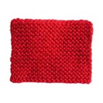 example of a garter stitch tension patch