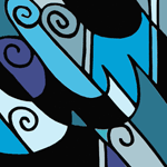 Storm - One of Jessica's cut paper designs.