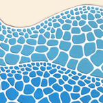 Tide - One of Jessica's cut paper designs.