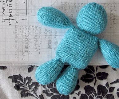 knitted blank doll