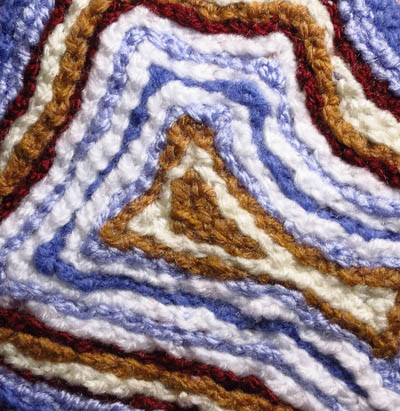knitted agate slice