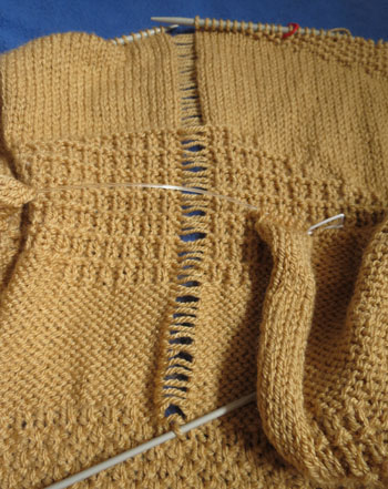 Sand blanket dropped stitch.