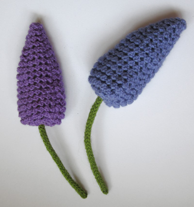 knitted lilacs