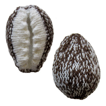knitted cowry shell