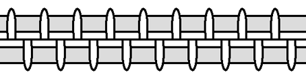 separate knit and purl stitches