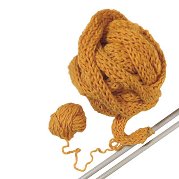 giant yarn in progress