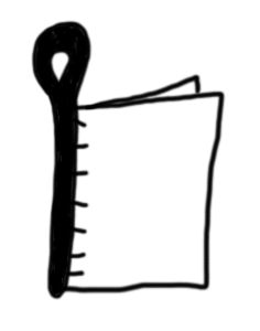 sewing on the pages
