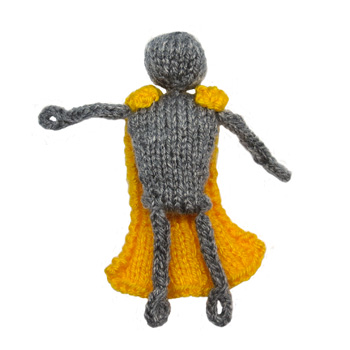 knitted cape
